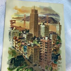 San Francisco  Matson Line Menu Cover 1965